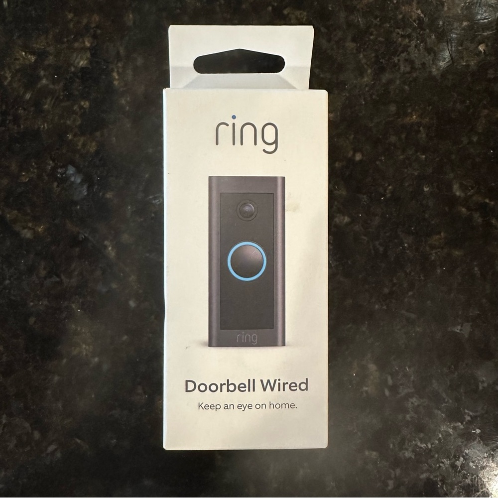 Ring video doorbell wired new in box refurbished
